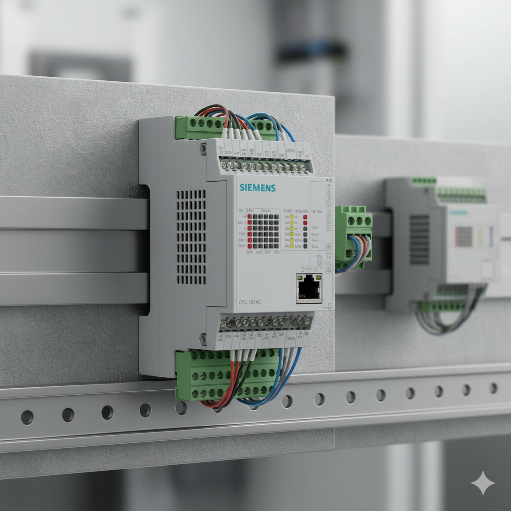 PLC rack — Siemens S7-1200